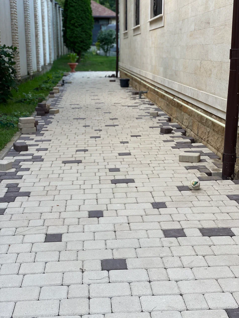 укладка брусчатки