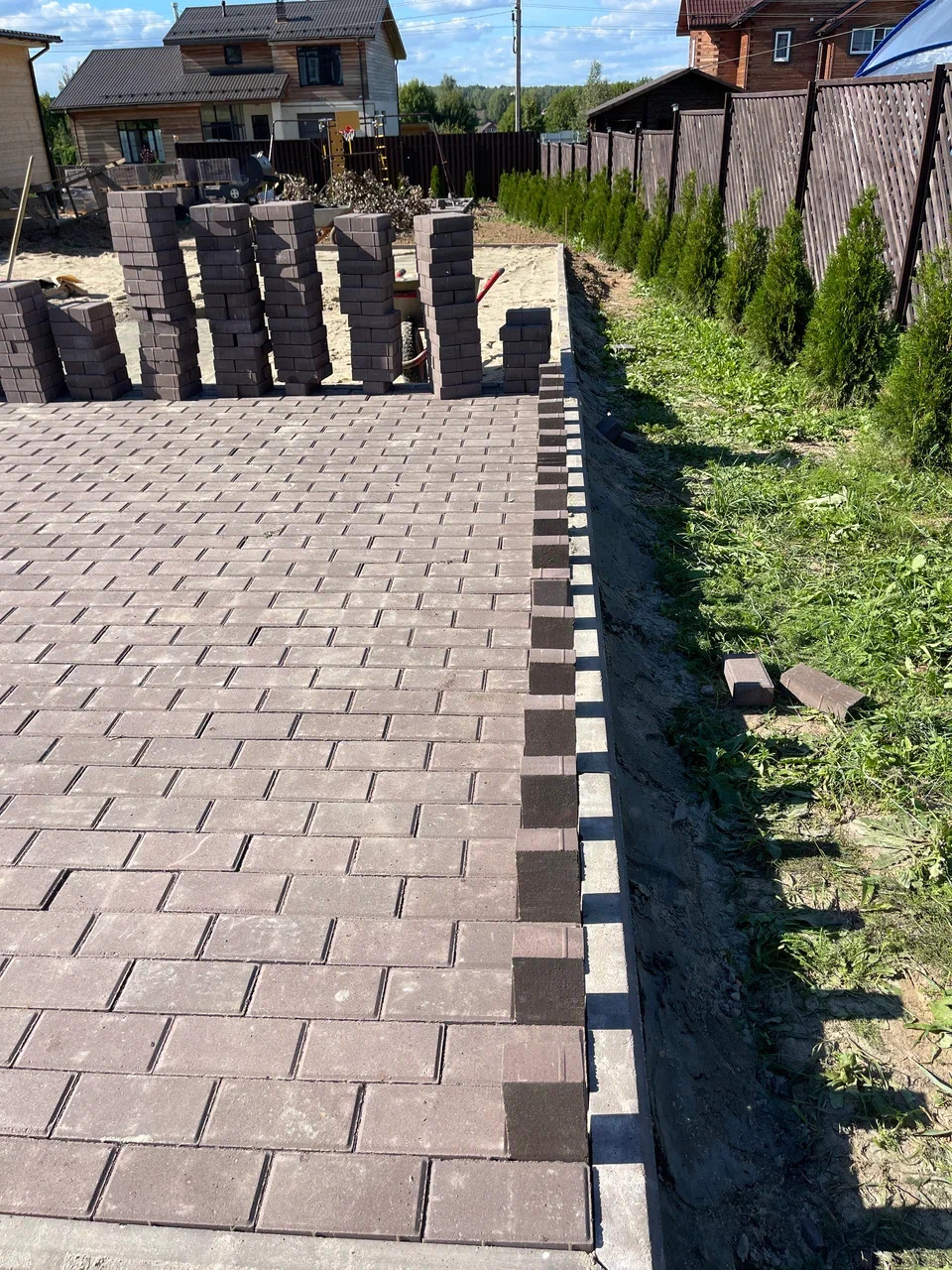 укладка брусчатки