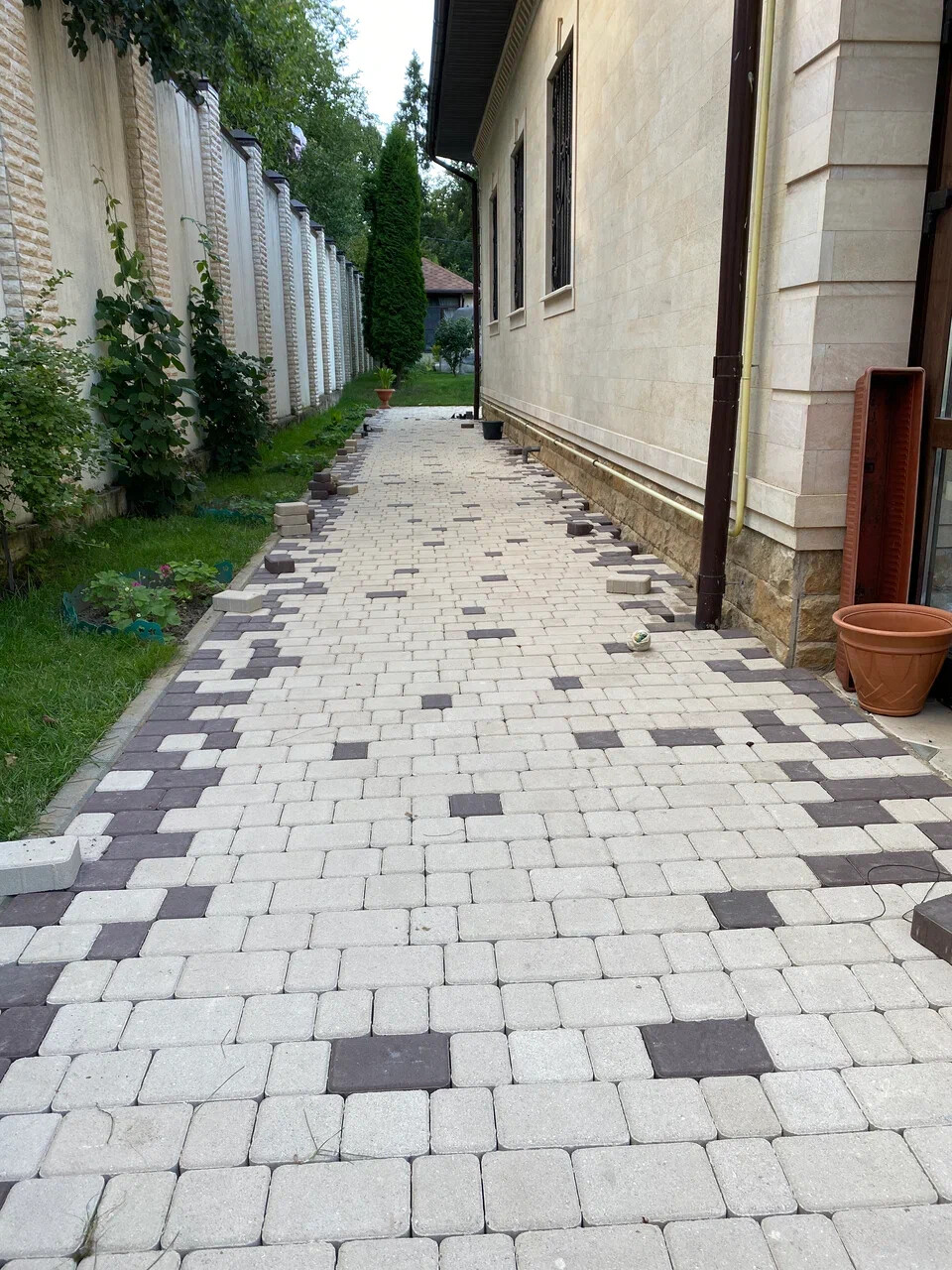 укладка брусчатки