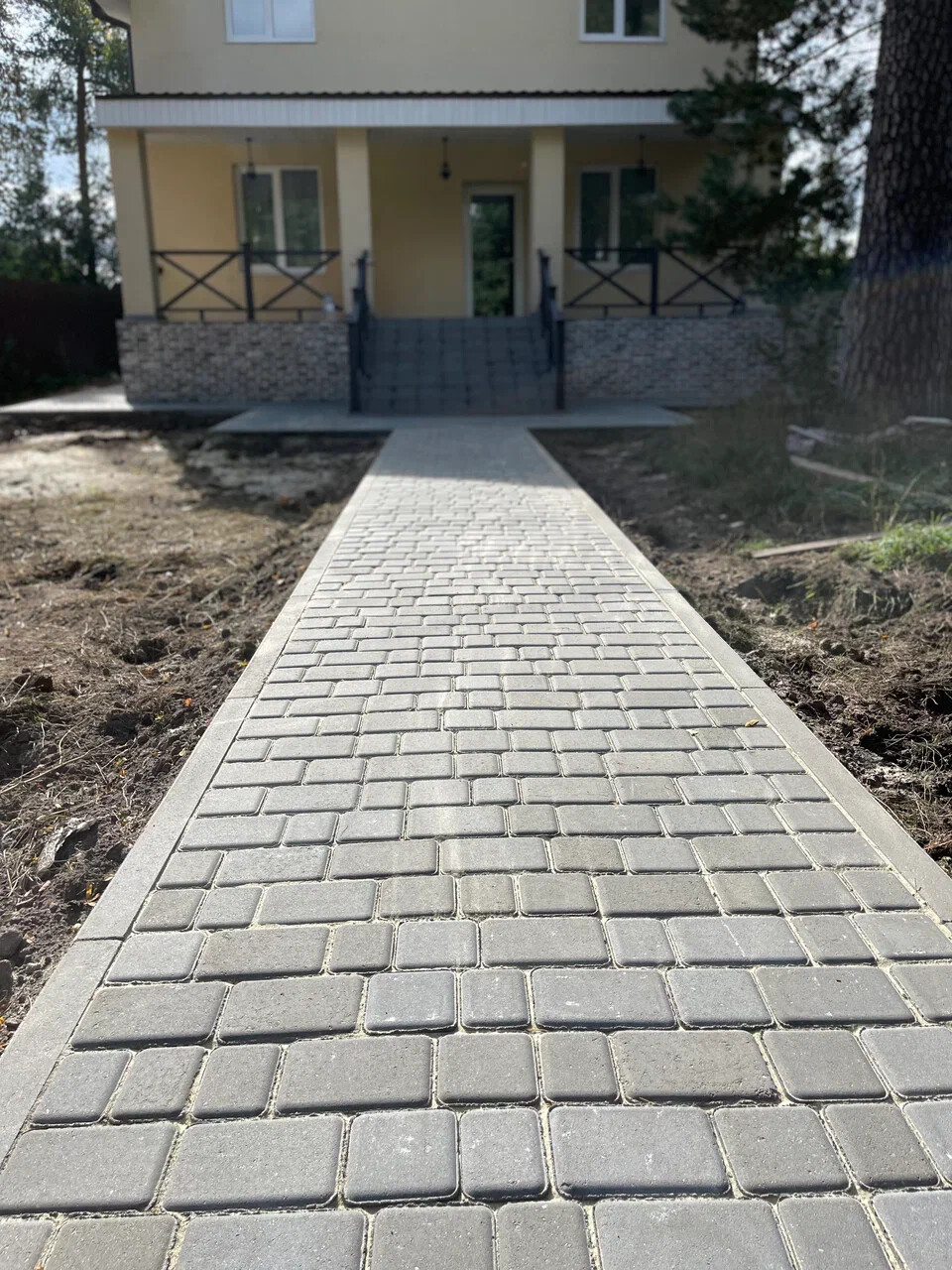 укладка брусчатки