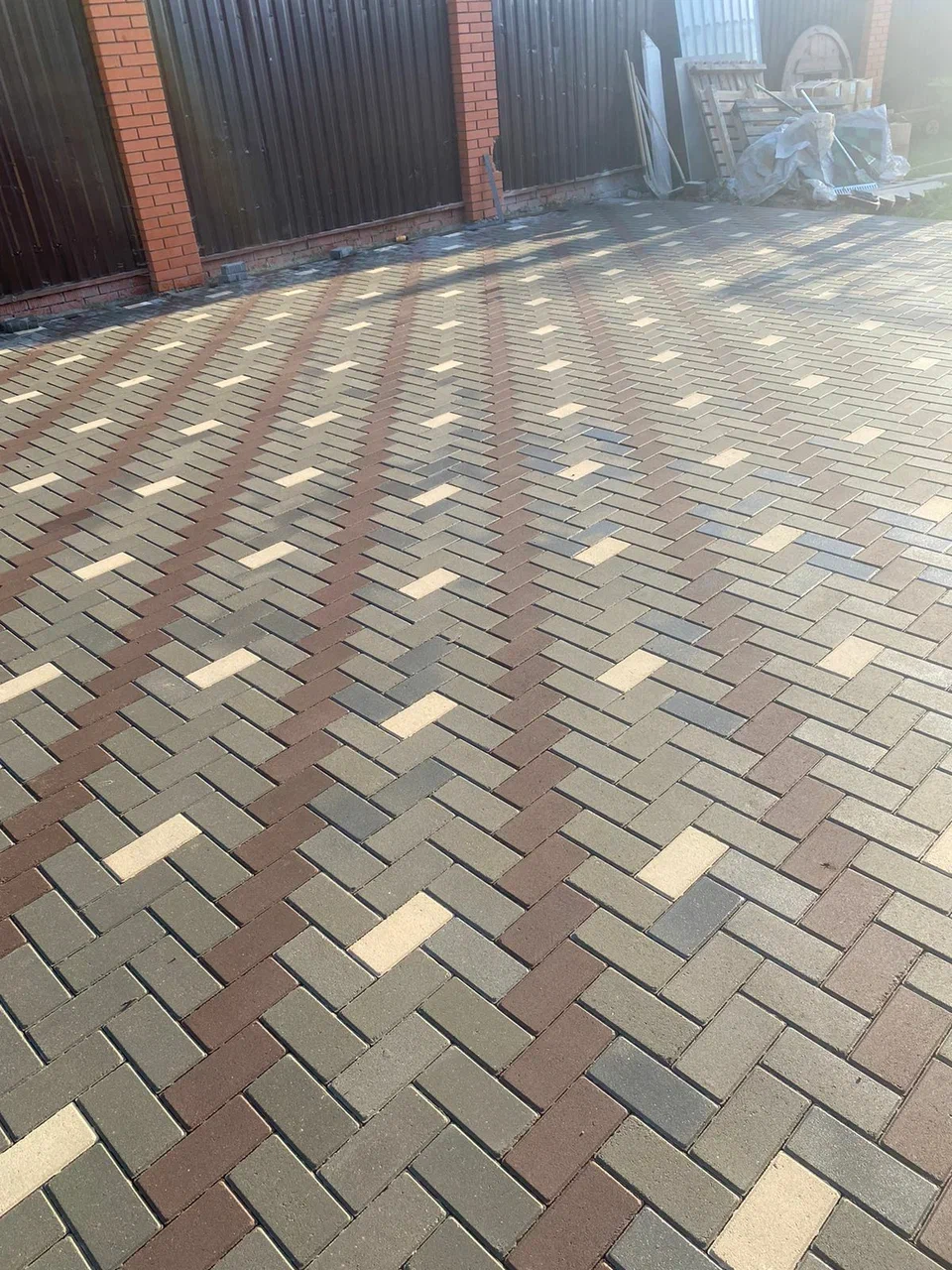 укладка брусчатки